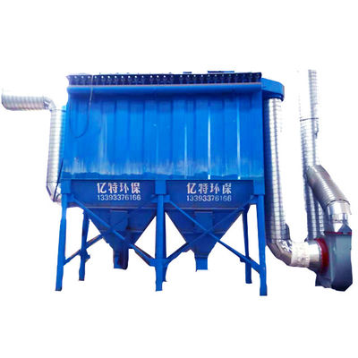 Collecteur de poussière de bois à jet de pulsation portable en acier inoxydable avec taille de sac de filtre 132*2000 mm