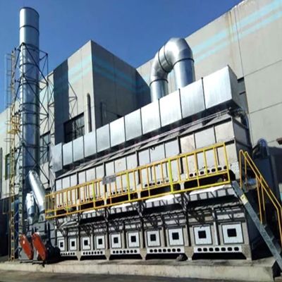 Équipement de traitement des gaz d'échappement à catalyseur de carbone actif Poids 1500 kg