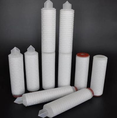 Après-service Support en ligne Matériau en nylon PP PE Cartouche de filtre pour filtration de liquide