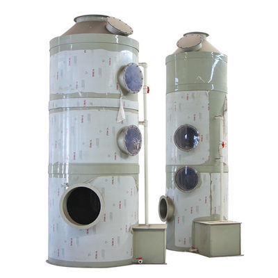 Épurateur de fumées PP HCL de hauteur 4000 mm pour un traitement et un élimination efficaces des gaz d'échappement