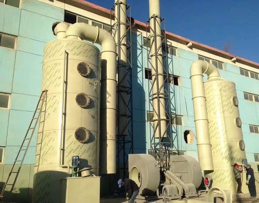 Tour de purification des gaz d'échappement de nettoyeur humide de 400 kg avec autres caractéristiques