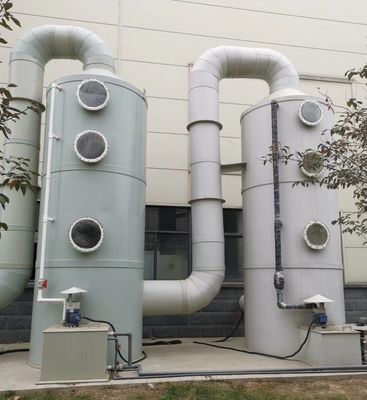 4000 mm de hauteur épuration par pulvérisation humide tour de nettoyage des gaz pour le contrôle de la pollution de l'air
