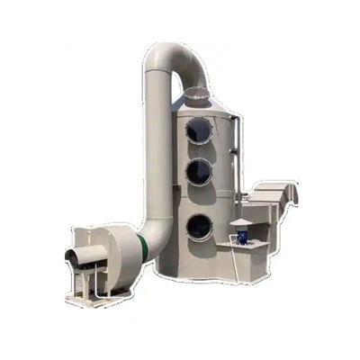 Une colonne d'épuration humide de 400 kg et une tour de pulvérisation de nettoyage des gaz à 80% d'efficacité de purification
