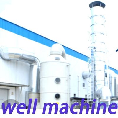 Une colonne d'épuration humide de 400 kg et une tour de pulvérisation de nettoyage des gaz à 80% d'efficacité de purification