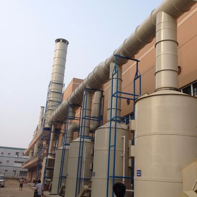 Épurateur humide à pompe de 50 mm pour le traitement des gaz industriels dans la machine de production d'engrais