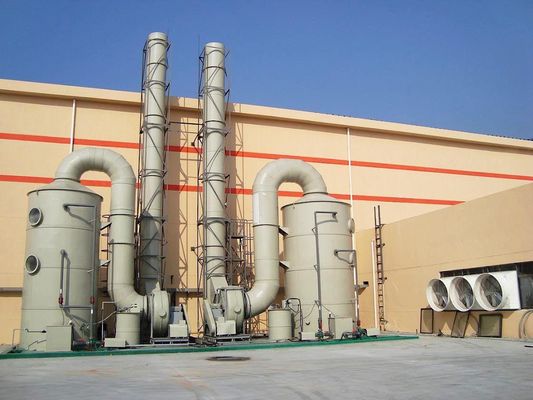 20000-25000 m3/h Air Flow Spray Colonne d'adsorption des gaz d'échappement pour le secteur industriel