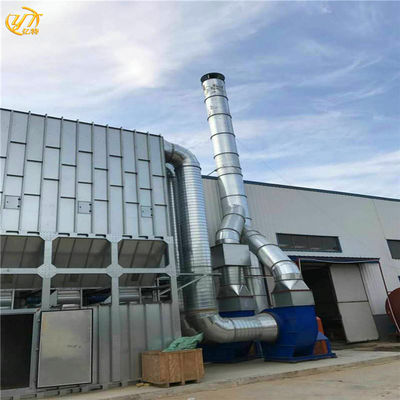132*2000 mm Atelier industriel Filtres à poussière propre à l'air automatique Équipement de filtration de l'air frais pour le boisage