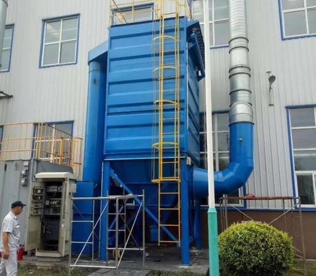 Structure de la maison de sac Filtres automatiques de nettoyage de l'air industriel pour les exploitations forestières