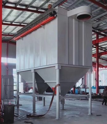Structure de la maison de sac Filtres automatiques de nettoyage de l'air industriel pour les exploitations forestières
