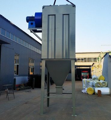 Structure de la maison de sac Filtres automatiques de nettoyage de l'air industriel pour les exploitations forestières