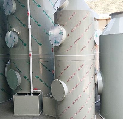 Tour d'absorption de gaz chimiques personnalisée atteignant 99,99% d'efficacité de purification