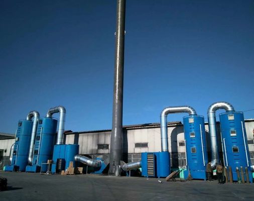 Colonne d'adsorption industrielle pour la purification des gaz d'échappement à grande échelle