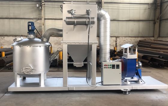 Collecteur de poussière de farine à soufflage par impulsion pour usine de ciment à bois Collecteur de poussière 3kw acier au carbone