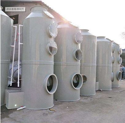 Colonne d'absorption d'emballage de gaz pour le nettoyeur d'air industriel gris de 32 mm pour la purification des gaz