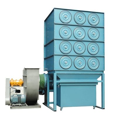 1200 kg Système de dépoussiérage Filtre cartouche Collecteur de poussière à structure simple