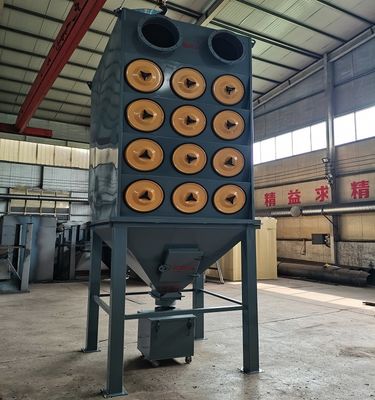 1200 kg Système de dépoussiérage Filtre cartouche Collecteur de poussière à structure simple