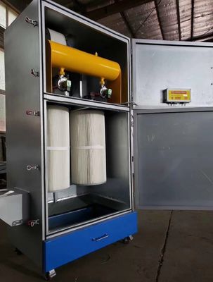 1200 kg Système de dépoussiérage Filtre cartouche Collecteur de poussière à structure simple