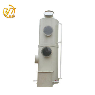 Tour de purification des gaz de l'aspirateur d'air humide en polypropylène D800*3500mm pour usine chimique