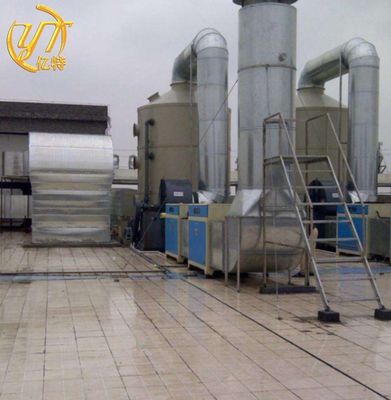 600 kg Collecteur de poussière industriel Purificateur humide pour le traitement des brumes acides Personnalisable