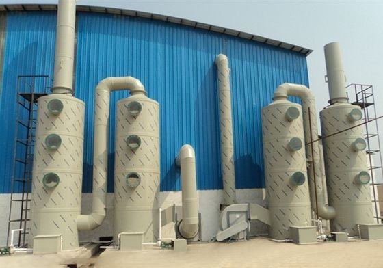 Petite tour d'extraction de fumée acide, gaz humide, épurateur, pulvérisateur de bronzage pour les travaux de construction