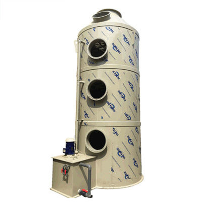 Purificateur de fumées d'acide chimique à 99,99% Efficacité de purification Pompes de 40 mm de diamètre de tuyau