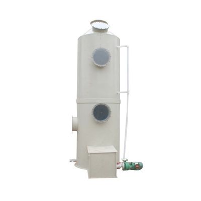 Équipement de traitement des gaz industriels Les épurateurs humides 95% Efficacité de purification 1,5 kW Puissance de la pompe