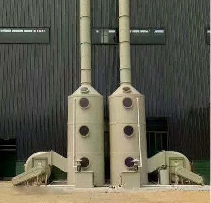 Colonne d'adsorption de gaz de polypropylène à pompe de 65 mm pour un contrôle des odeurs sûr et efficace